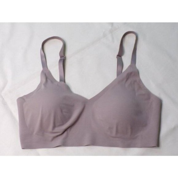 SOLD TRUE & CO. Convertible  Boost Triangle Wireless Bra Mink Large NEW - Picture 8 of 12